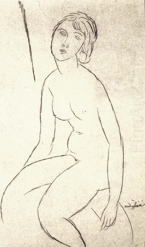 Amedeo Modigliani Seated Nude china oil painting image